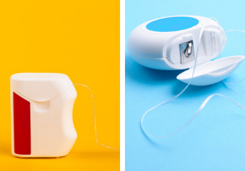 two type of dental floss for different patient needs
